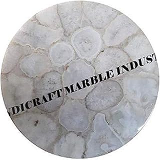 12" Agate Table Tops ALL COLOURS, Natural Agate Side Table, Fire Agate Botswana Agate Moss Agate Meaning Agate Meaning Table Exterieur