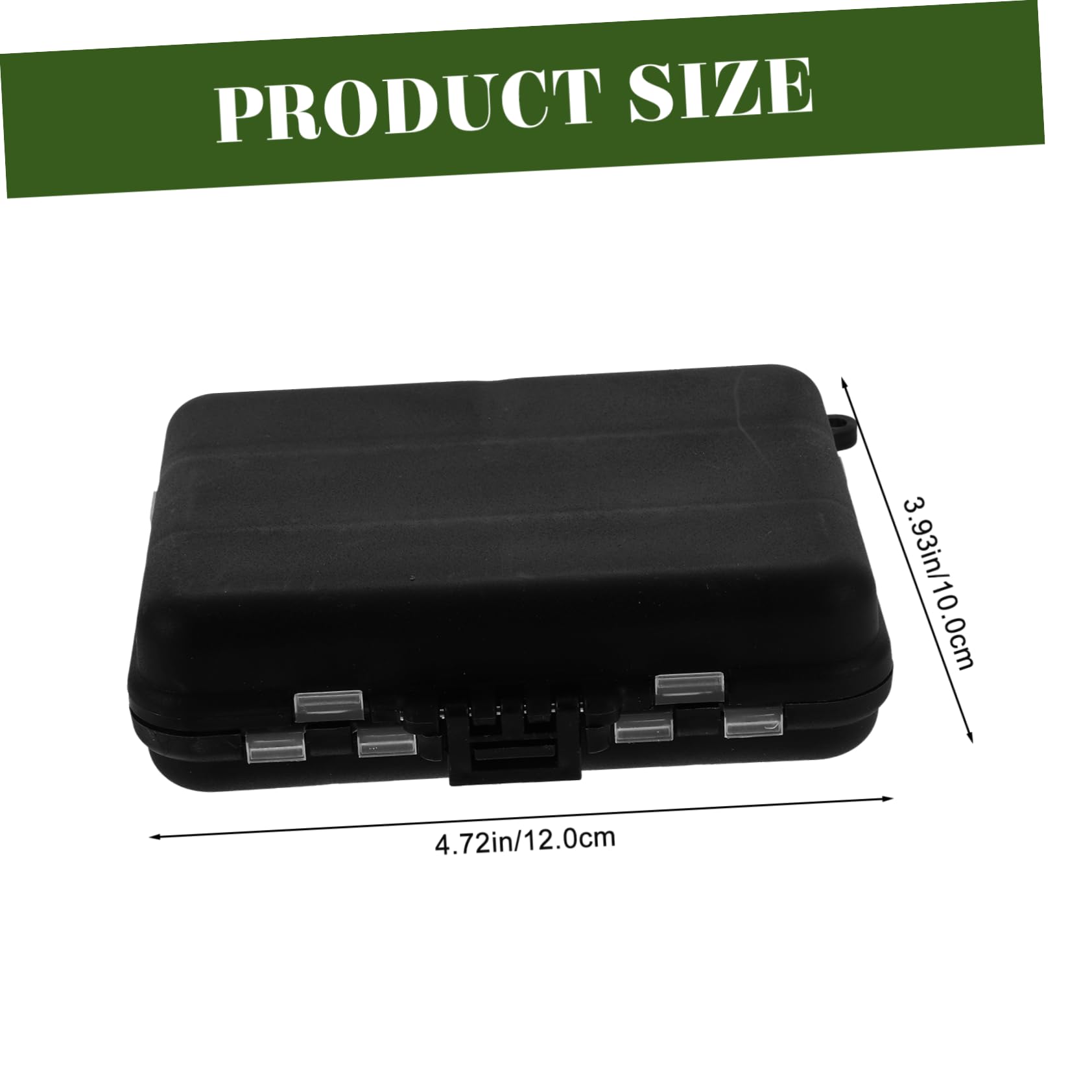 Abaodam Multifunctional Fishing Tackle Kit Box Professional Fishing Equipment Organizer for Anglers Black Fishing Gear Storage Container for Organizing Tools and Accessories