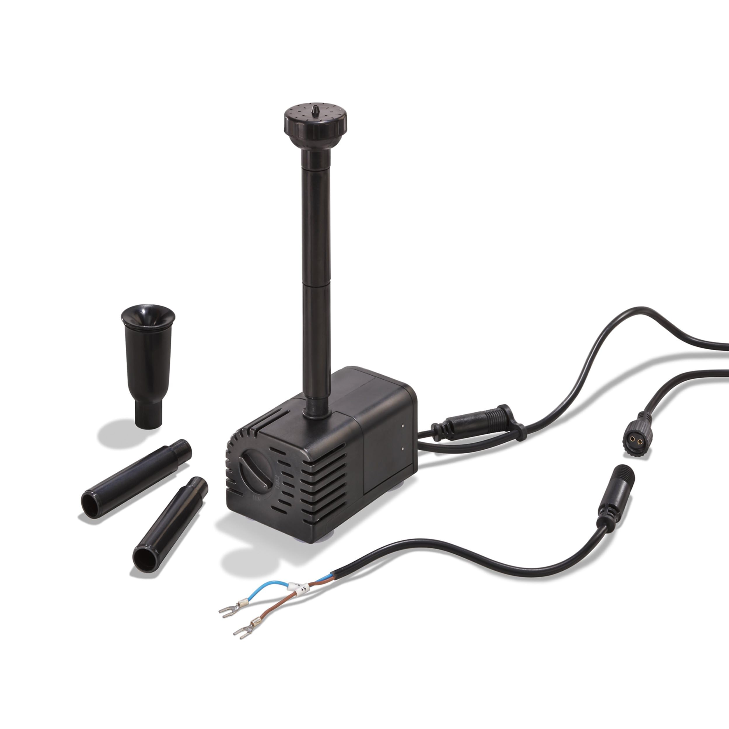 esotec Teichpumpe Napoli Springbrunnen Fontäne LED Anschluss 101757
