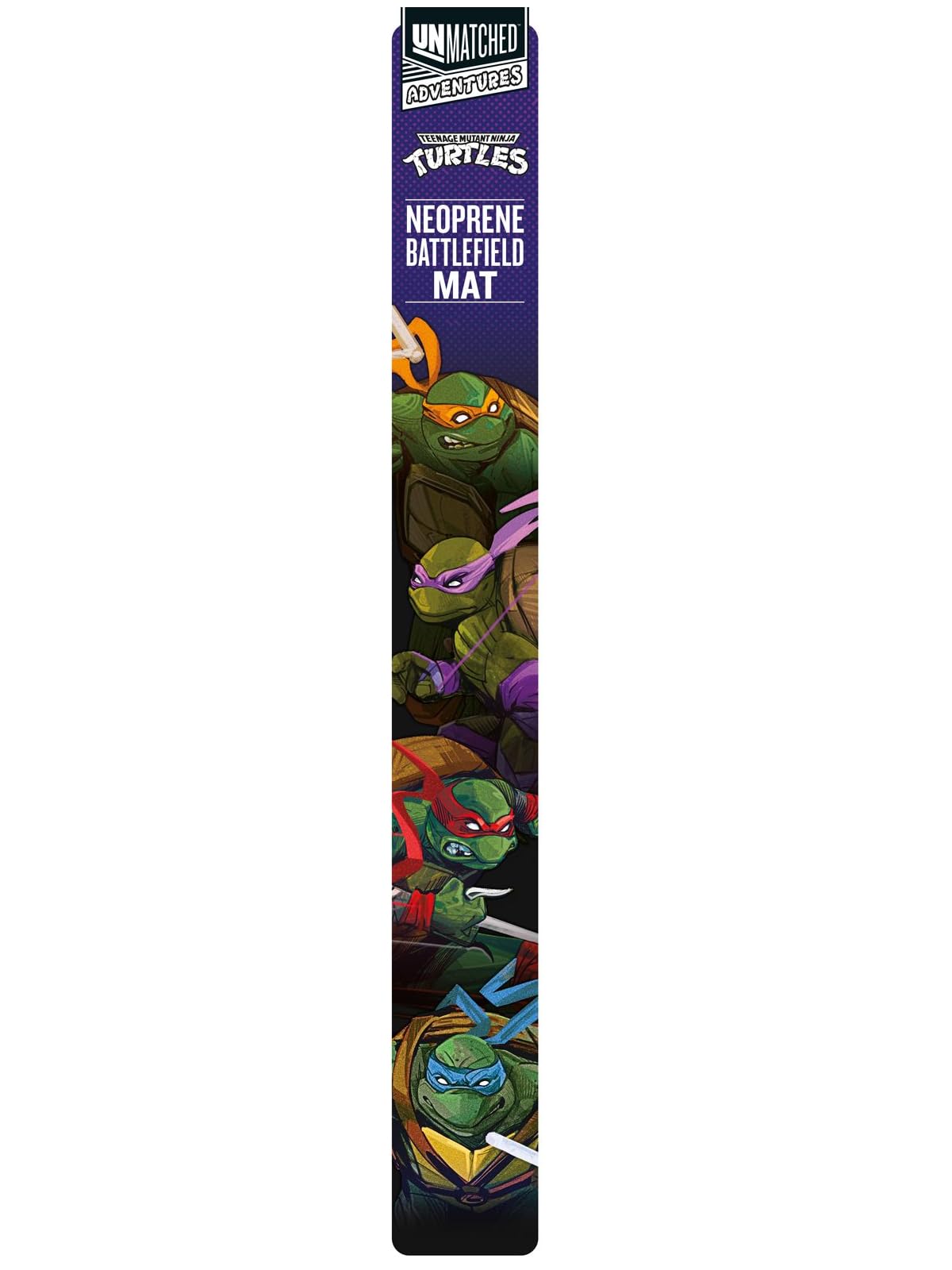 IELLO | Unmatched Adventures - Teenage Mutant Ninja Turtles: Battlefield Mat | Board Game Accessory | Ages 9+