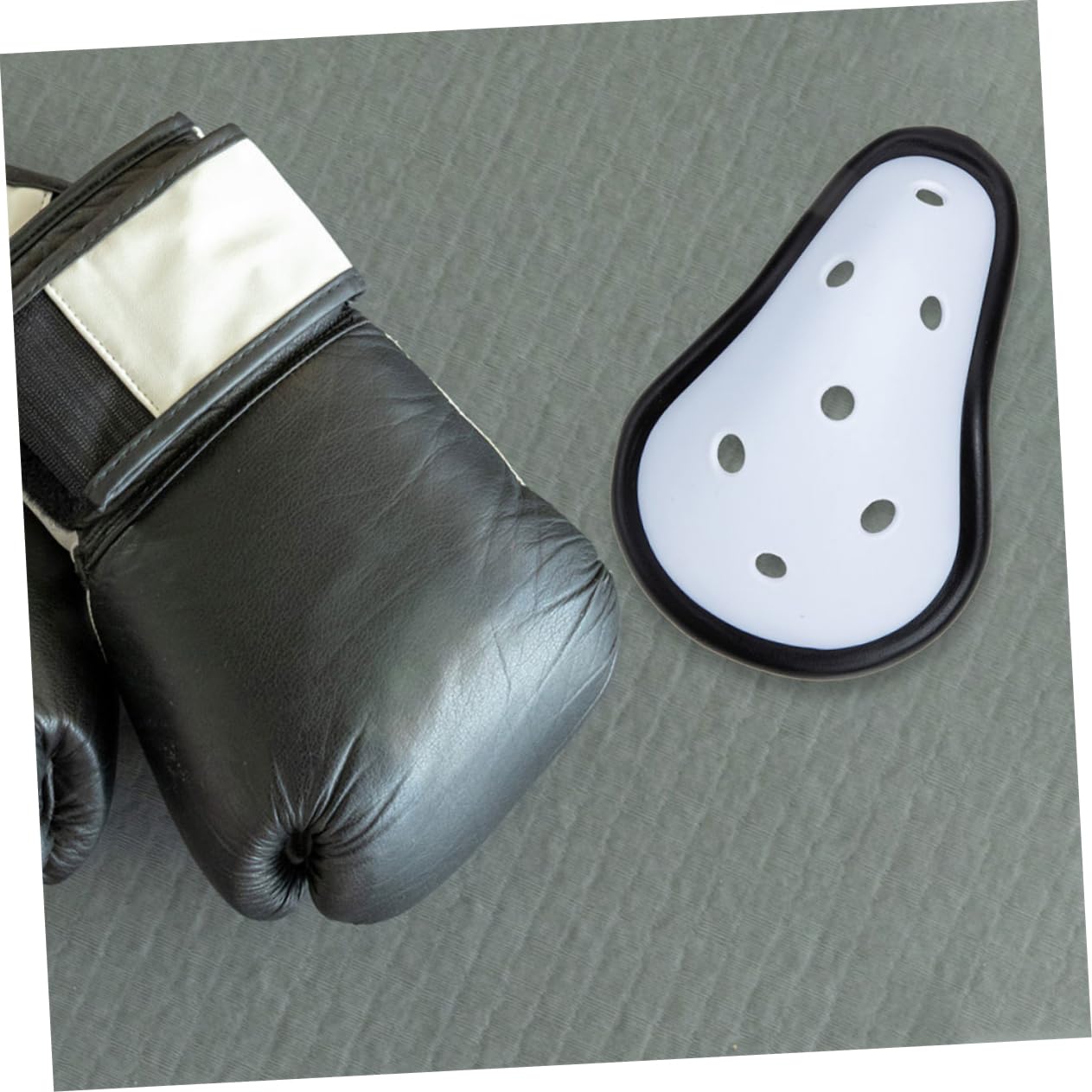 Protezione Inguinale da Boxe 8 Pezzi Eva Bianco per Uomo e Ragazzo Ragazza | Traspirante, Vestibilità Aderente, Guardia, Comfort per Allenamento e Sport da Combattimento