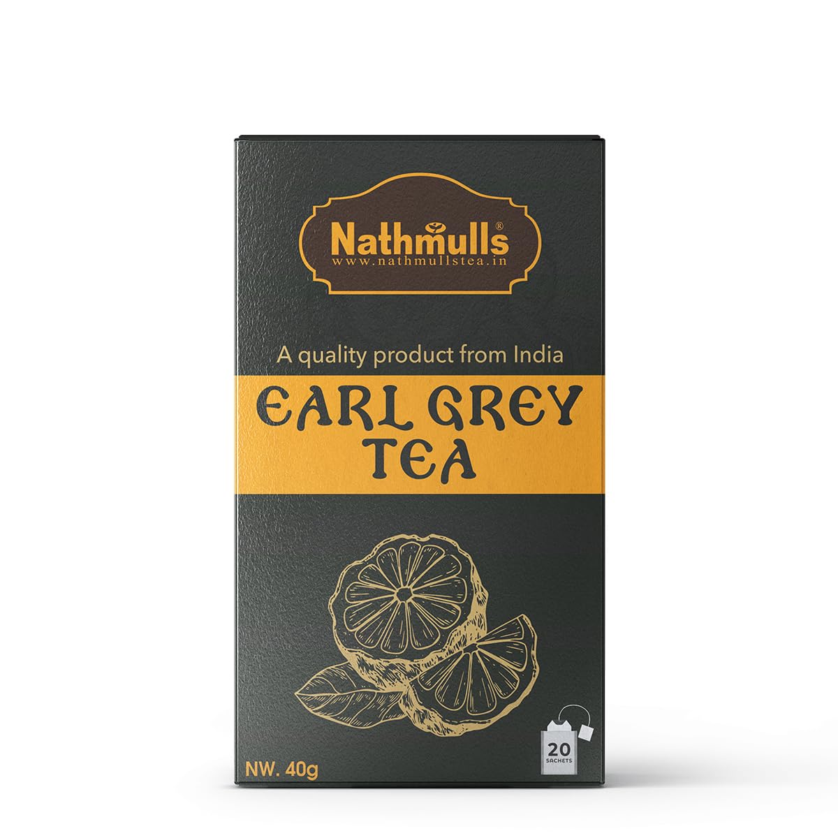 Nathmulls Earl Grey Premium Black Tea, Light Strength, Mild & Refreshing Bergamot Flavour (40g- 20 Teabags) (B0BSS2RSS5) Amazon Price History, Amazon Price Tracker