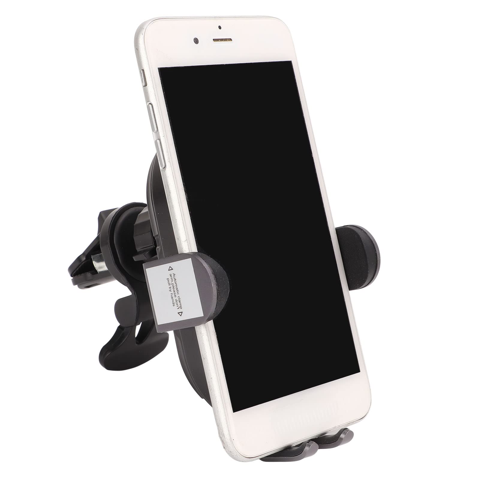 Cargador de Coche inalámbrico y Soporte de teléfono de alimentación rápida de 15 W Apto para 12 13, Base de identificación de Bobina automática Negra Estable, Soporte de teléfono