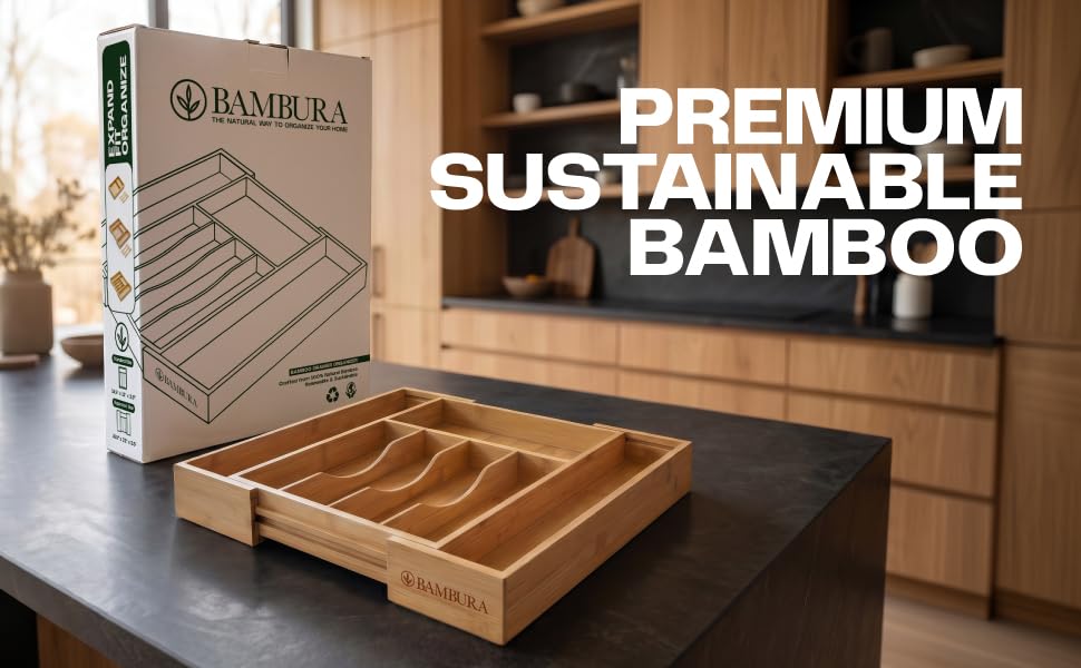 Expandable-Bamboo-Silverware-Drawer-Organizer-Utensil-Holder-Tray-6-Compartments-3-Movable-Dividers-Fits-119-208-in-Wide-Non-Slip-Base-Cutlery-Flatware-Caddy-for-Kitchen-Bath-Office
