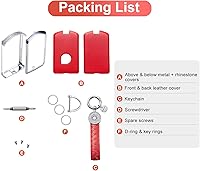 Vista 5 de Compatible with Volvo Key Fob Cover