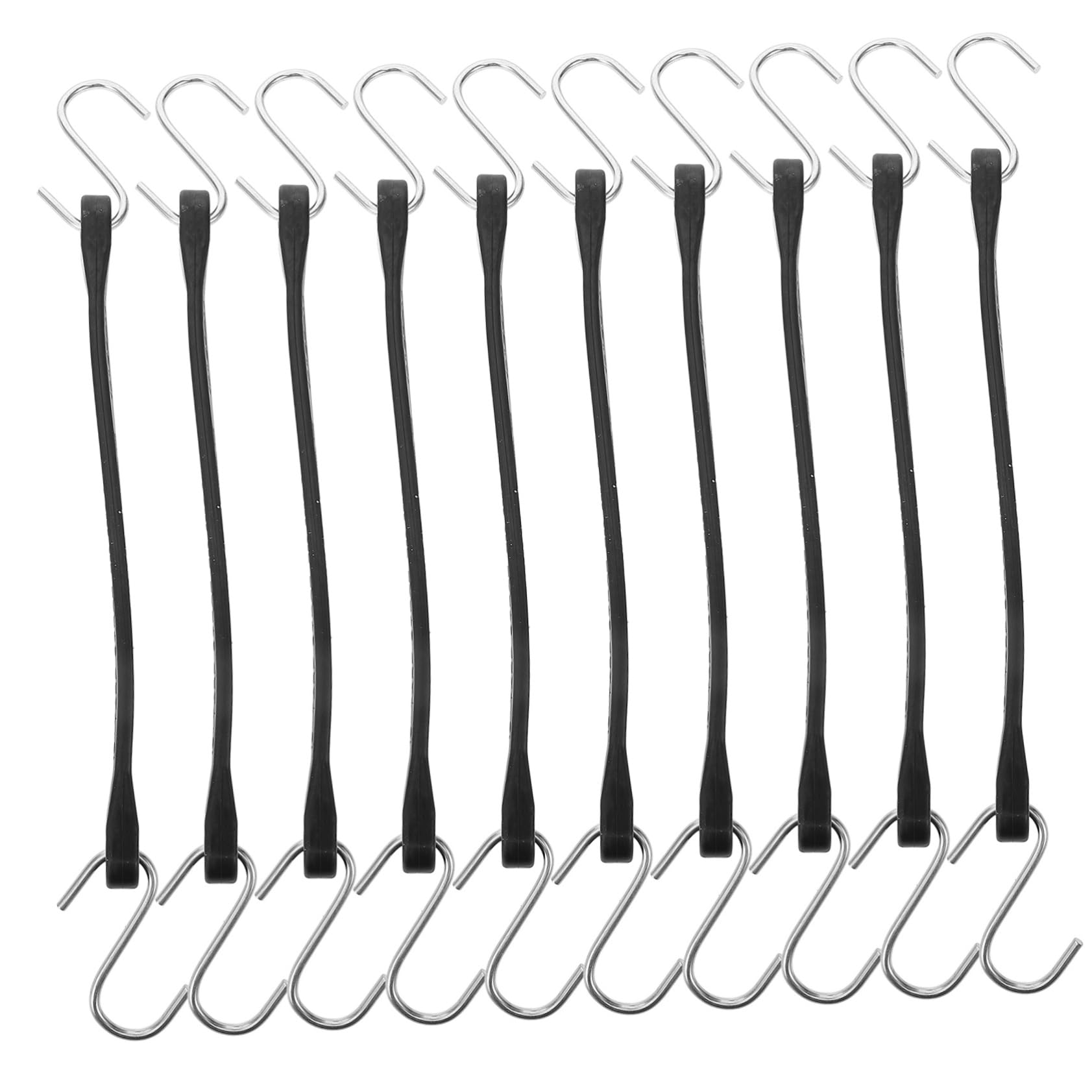Didiseaon 10piezas Goma Correas de Fijación para Equipaje de Viaje Correas de Conexión para Maletas Gancho para Equipaje Accesorios para Exteriores Cincha Elástica