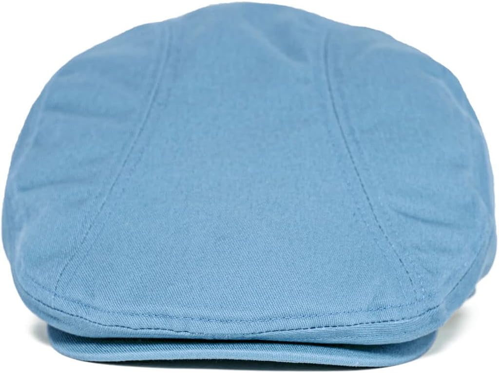 BOTVELA Men Cotton Twill Newsboy Flat Ivy Driving Hat Fitted Cap - Image 3