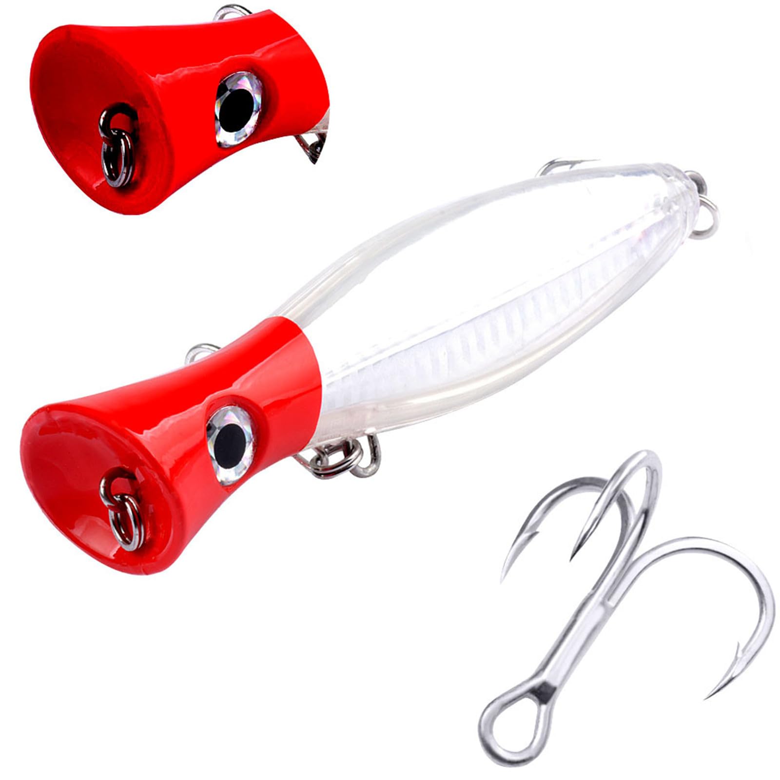 2PCS 40.3g Sedibrios de Pesca, Sedibrios flotantes de Pesca de Alta Agua Sedibrios de Pesca de Aguas saladas Sedibrios Duros Artificiales Sedibrios de Pesca de atún bajo