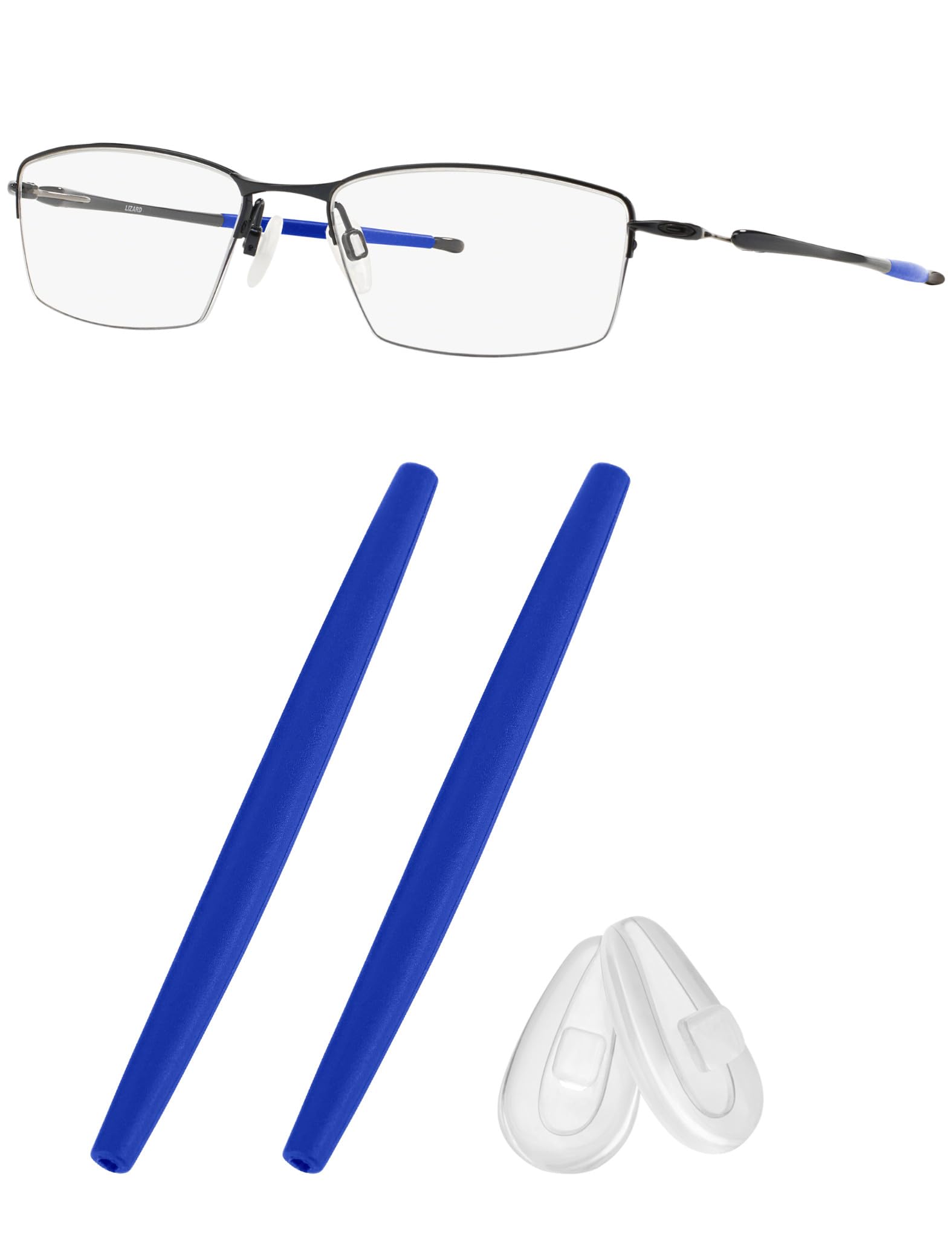 Replacement Earsocks &amp; Nosepieces Rubber Kits for Oakley Lizard OX5113 / OX5120 Eyeglasses