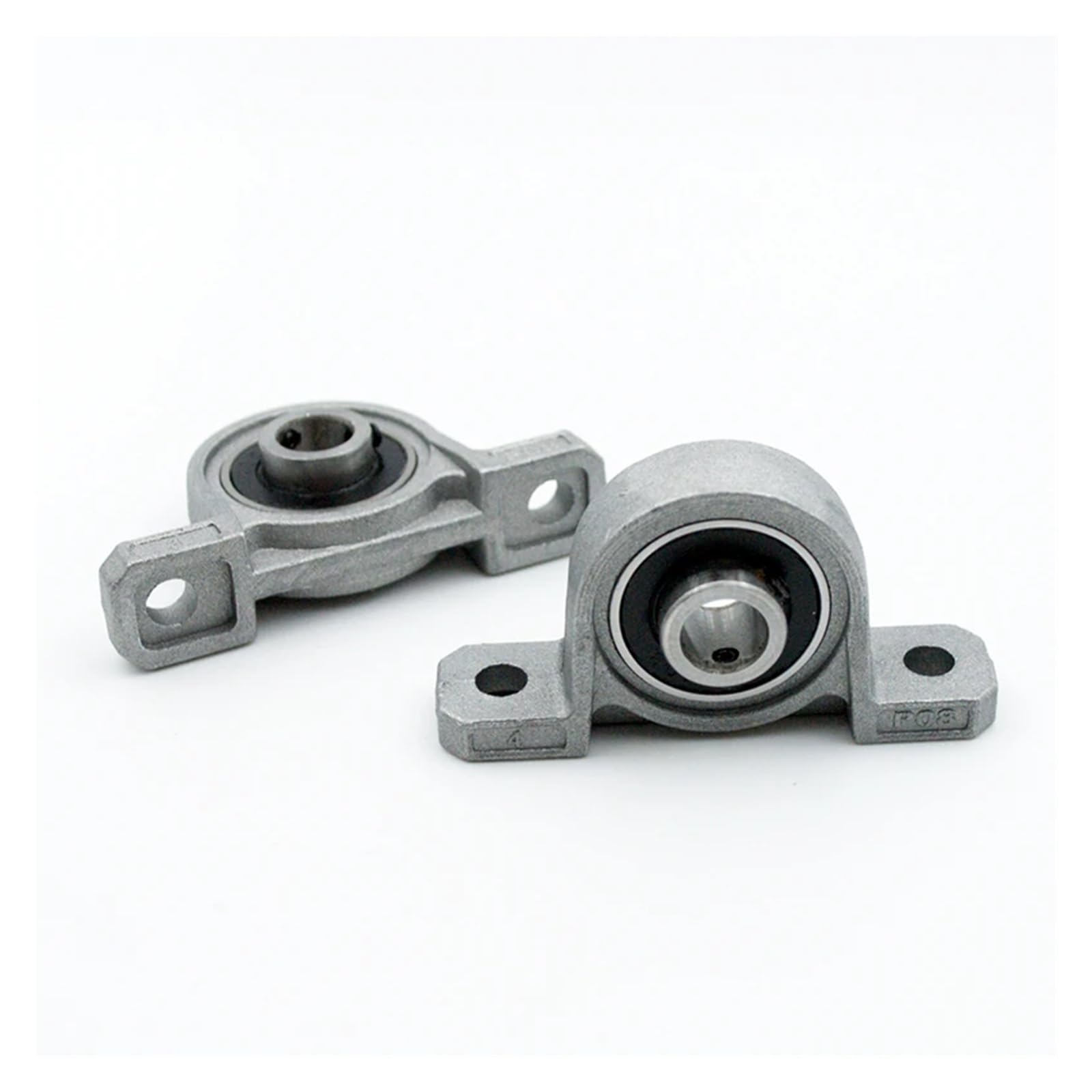 Rodamiento con bloque de almohadilla, 2/10 piezas KP08 Soporte de cojinete Diámetro interior 8 mm Cojinete de bloque de almohada de aleación de zinc Mini cojinetes(10Pcs)