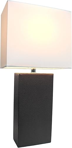 Miniatura 8 de Lámpara de mesa de cuero auténtico y elegante diseño moderno., LT1025-TEL, 60.00watts, 110 volts