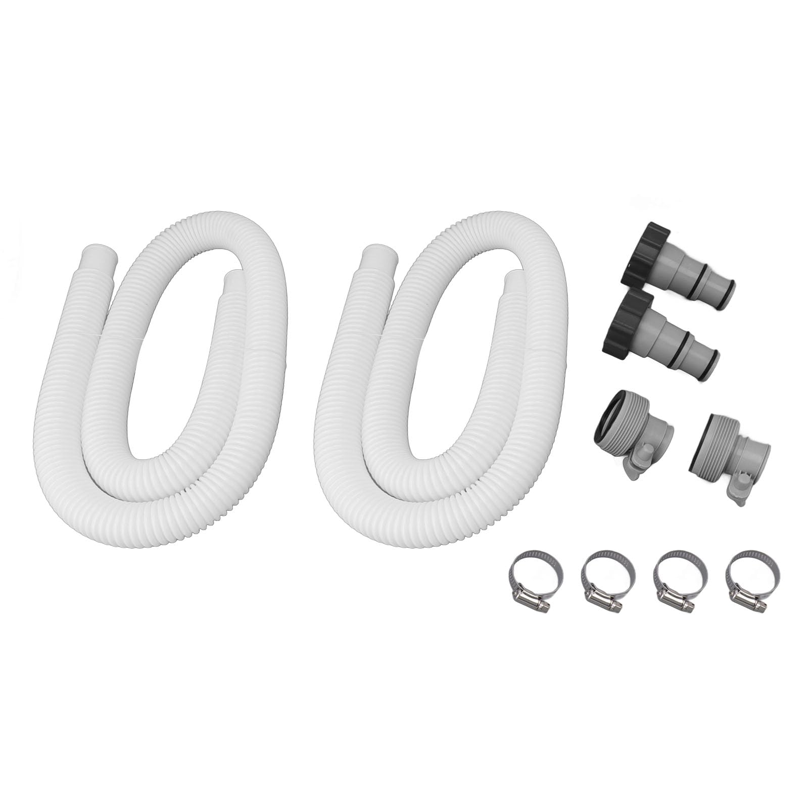 Kit di ricambio per pompa per piscina da 3,8 cm con morsetti adattatori per tubi flessibili