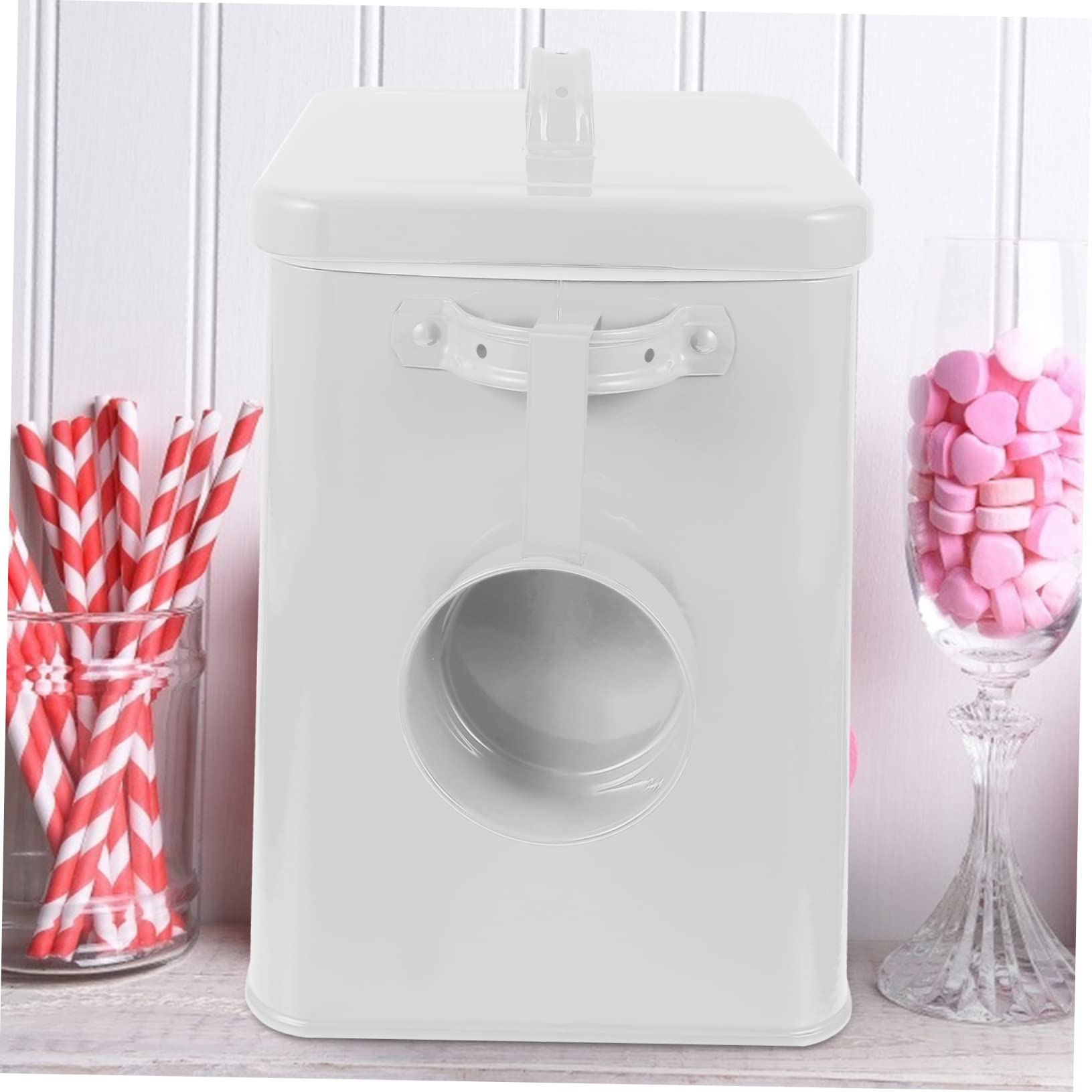 Cabilock Contenedor de Arroz con Tapa Sellada Balde para Ropa Almacenamiento de Harina Recipiente para Alimentos para Mascotas Suministros de Cocina Color