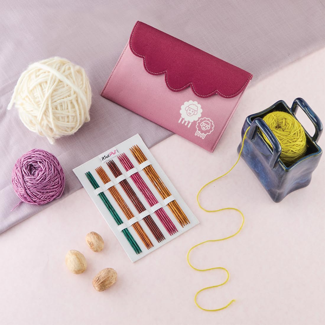 KnitPro Dreamz Deluxe Nadelspiel-Set 6" (15 cm) | 9 Größen (2 mm bis 4 mm)
