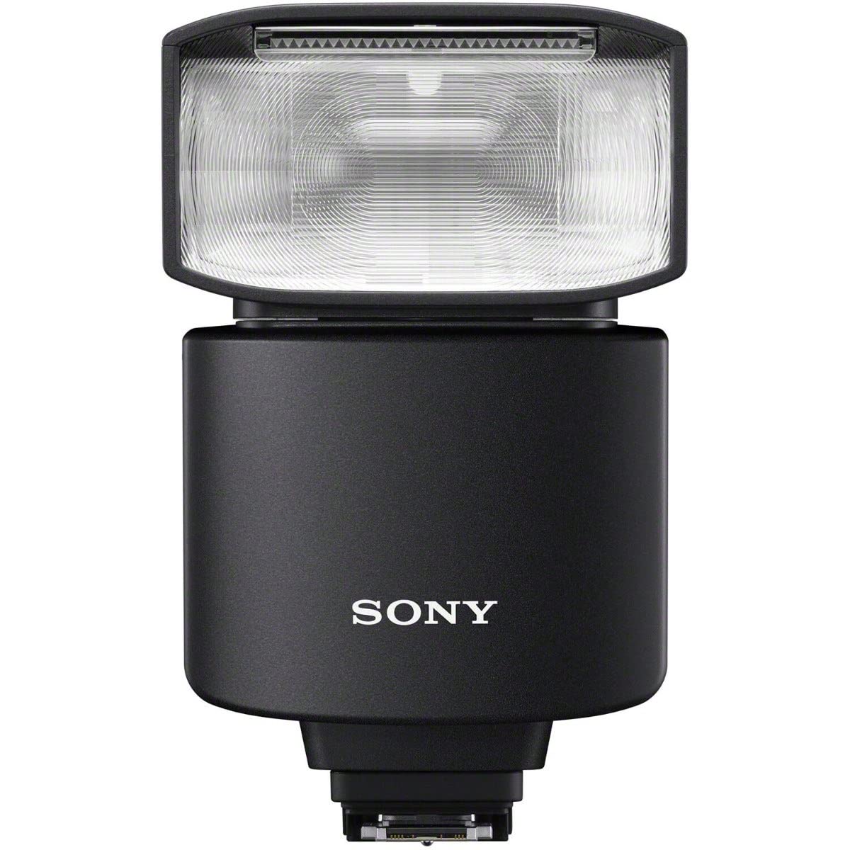Sony HVL-F46RM | zewnętrzna lampa błyskowa z bezprzewodowym sterowaniem radiowym (GN46, wielorakowa, błyskowa High-Speed, 10 BPS, Quick Shift Bounce), czarna, HVLF46RM.CE7