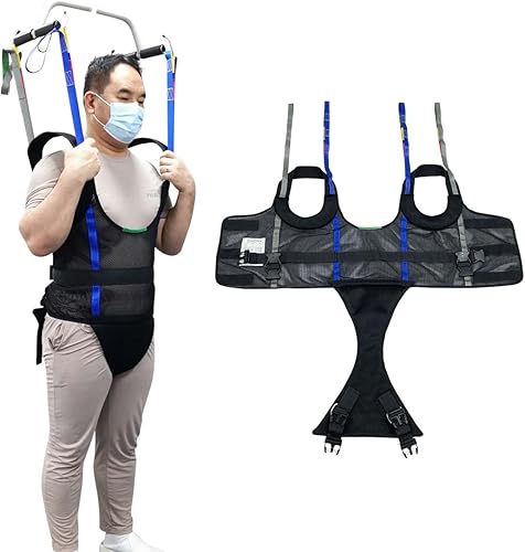 EZ Assistive - Ehucon Comfort Padded Patient Lift Walking Sling,500lbs Safety Loading Weight,Medical Hoist Standing Aids for Ambulating Support