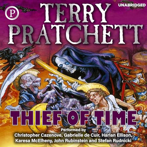 Thief of Time Audiolibro Por Terry Pratchett arte de portada