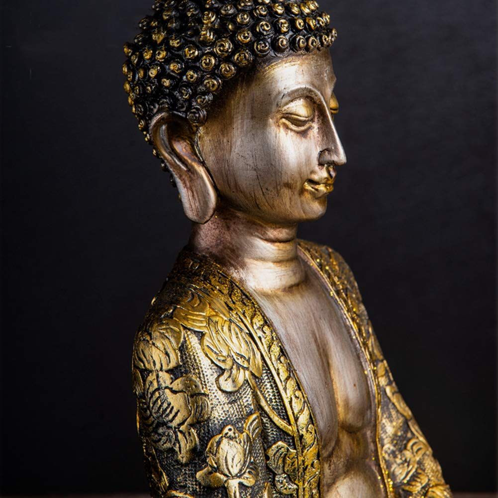 Amazon｜タイの仏像、平和の調和の像を瞑想するタイの仏像宗教的な装飾