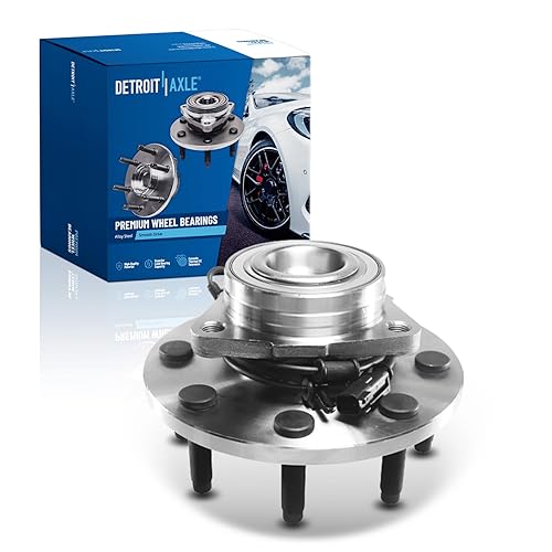 Miniatura 15 de Detroit Axle - Buje de rodamiento de rueda delantera para Ford Ranger 4WD 2003-2009, 1995-2001 Ford Explorer Conjunto de cubo de rodamiento de rueda