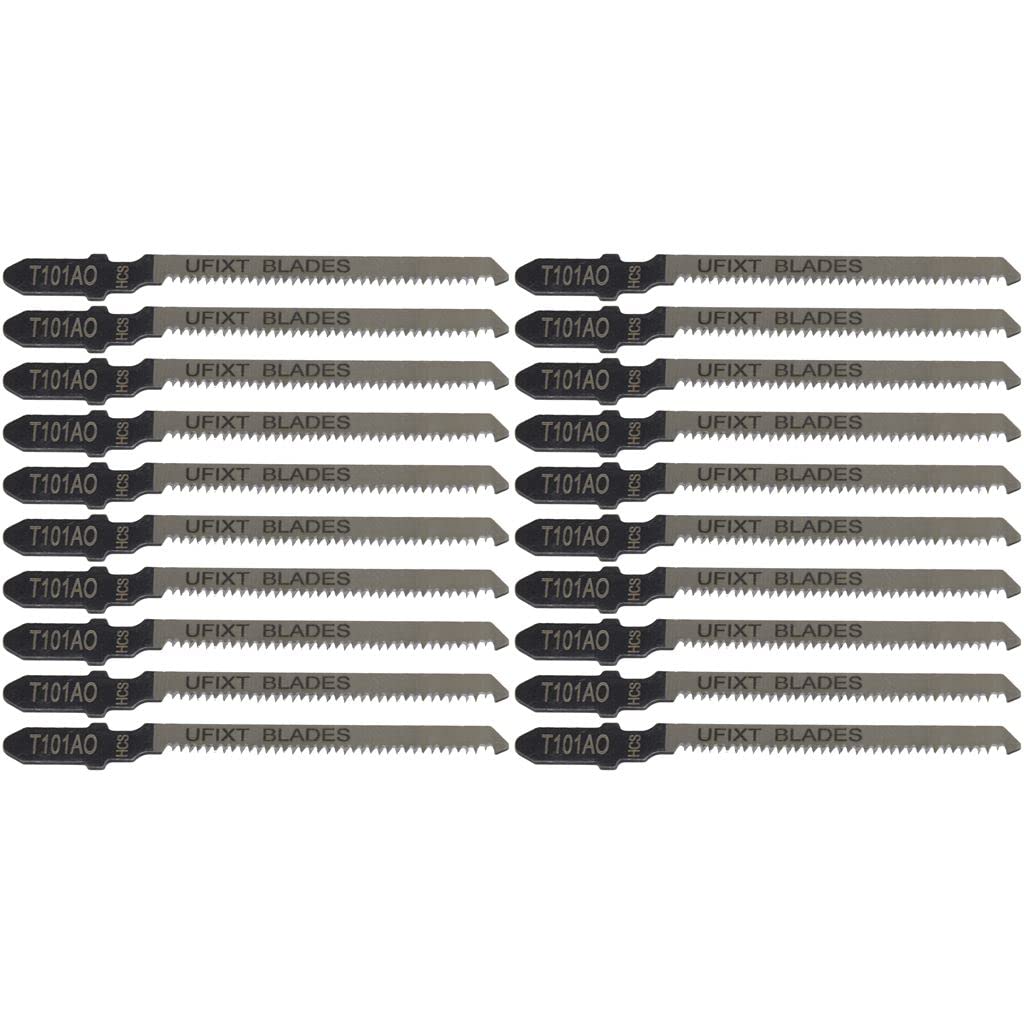 Jigsaw Blades T101AO High Speed Wood Cutting Pack of 20 Compatible With Bosch Dewalt Festool Replacement