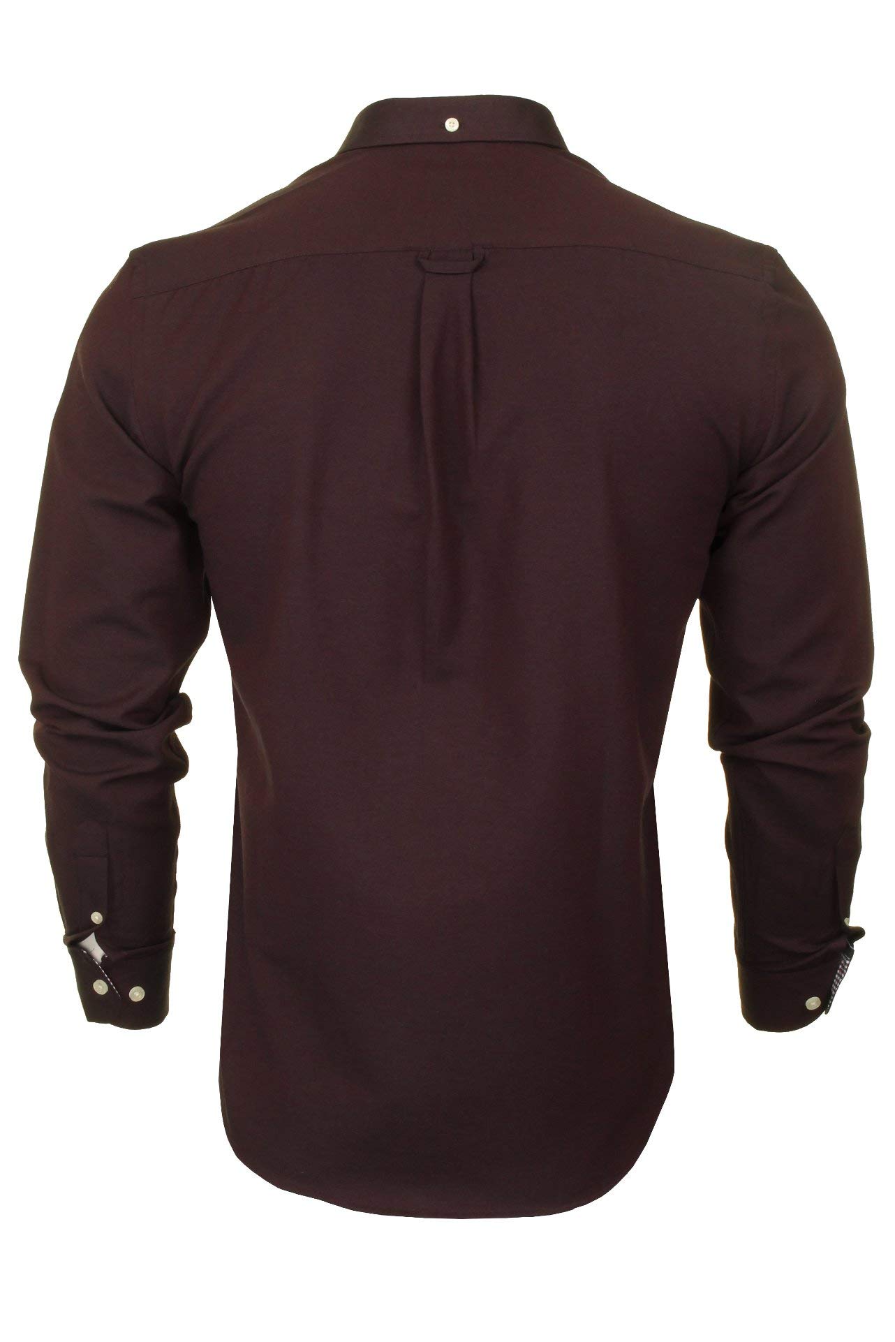 Xact Chemise Oxford à Manches Longues avec col boutonné pour Homme