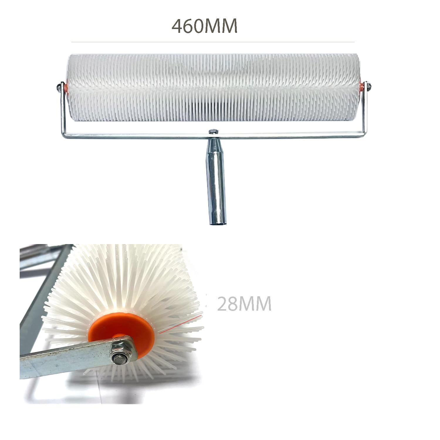 JVJ Strumenti autolivellanti Kit di cemento Rullo di costruzione del pavimento Scarpe a punta autolivellante Strumenti per la vernice del pavimento in resina epossidica Raschietto in acciaio
