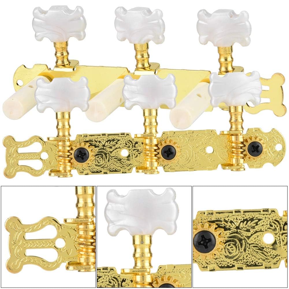 Jeu De 8 Mécaniques De Guitare 4L+4R - Têtes De Réglage Pour Mandoline, Banjo, 11x4x3.7 Cm