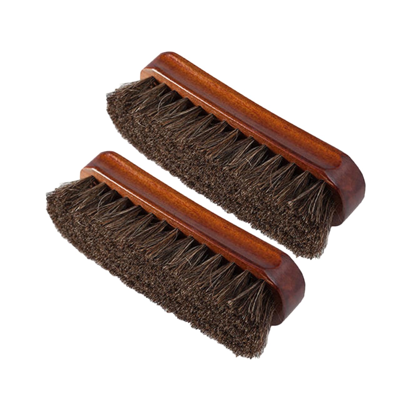 minkissy 3 Series Cepillo De Pelo De Caballo Cepillo para Zapatos Limpiador De Zapatos De Limpieza para Kit De Limpieza De s 2 Piezas x 3