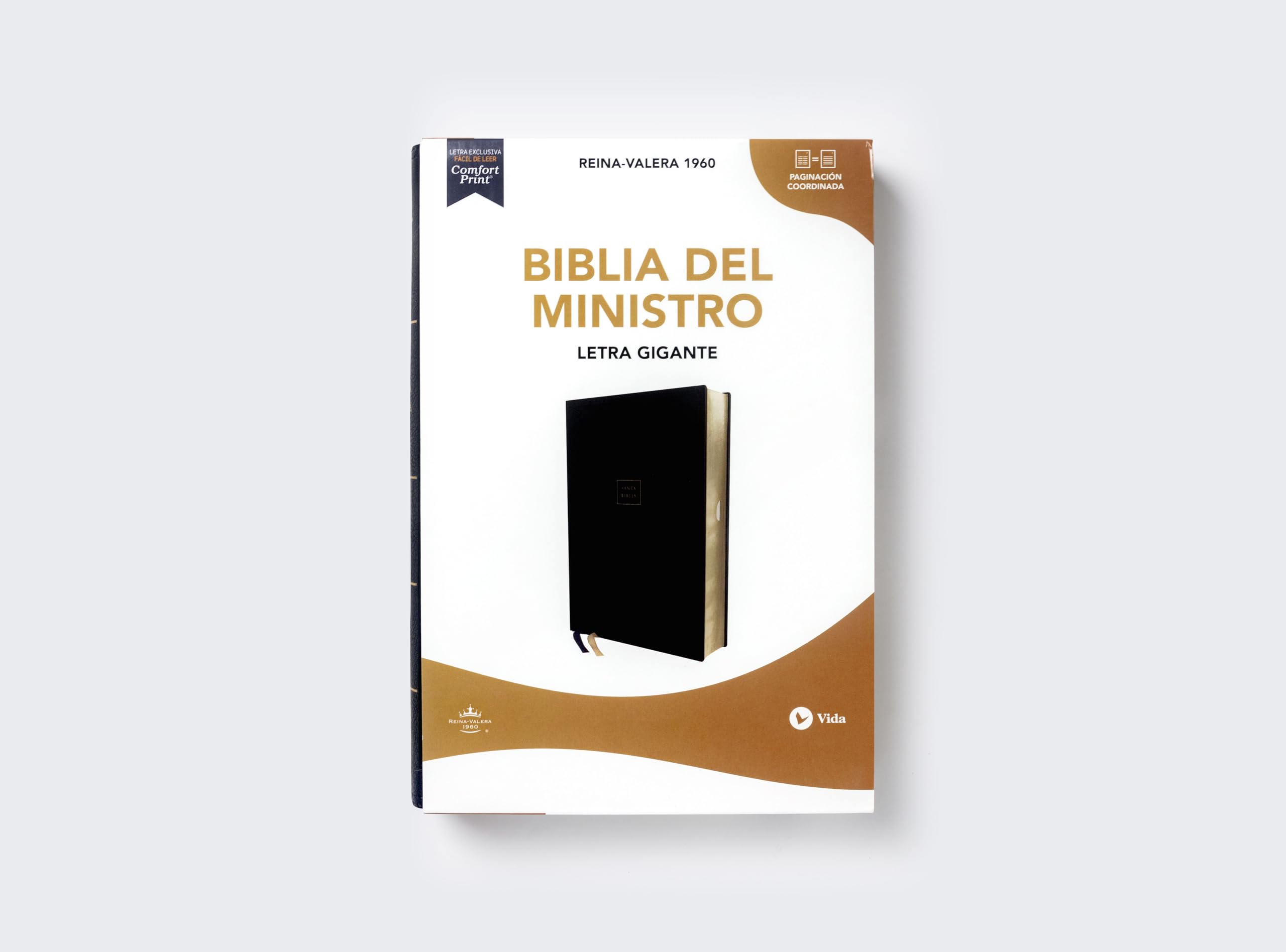 Santa Biblia / Holy Bible: Reina-Valera 1960 Biblia del Ministro, negra, leathersoft, referencias, tabla de pesas y medidas, comfort print,