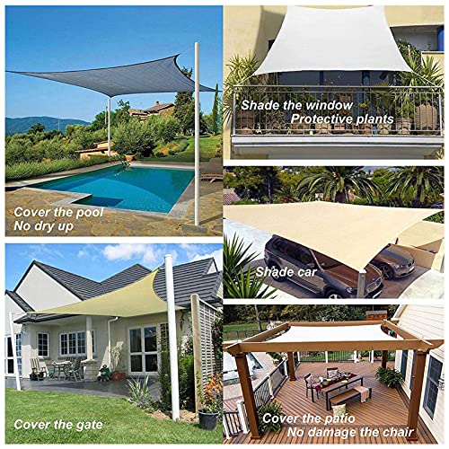 Auvent rectangulaire imperméable avec protection UV 98% pour terrasse - 7