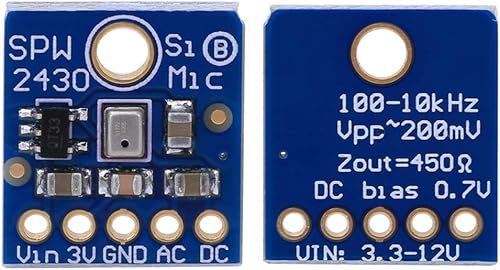 Miniatura 7 de Módulo de sensor de sonido, módulo de sensor de detección de sonido, micrófono MEMS de silicio Sensor de micrófono de sonido de alta sensibilidad