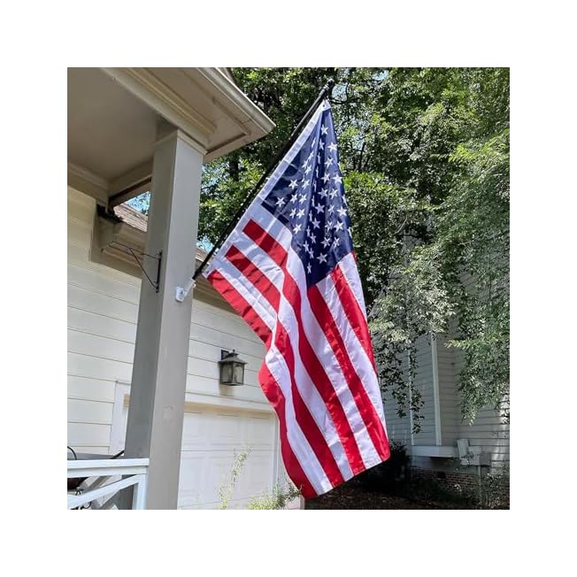 TOPFLAGS American Flag for Outside 3x5 Made in Usa Embroidered Stars US Flags Heavy Duty Outdoor