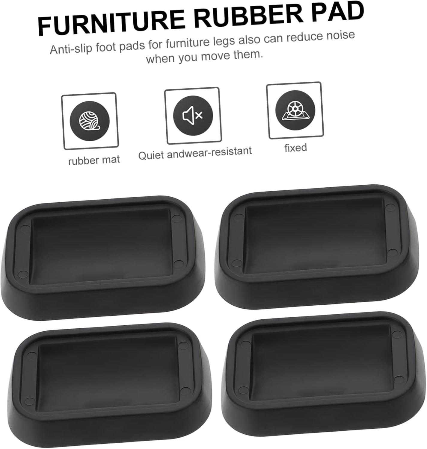 8pcs Furniture Caster Cups Bed Stoppers for Sliding Couch Under No Odor
