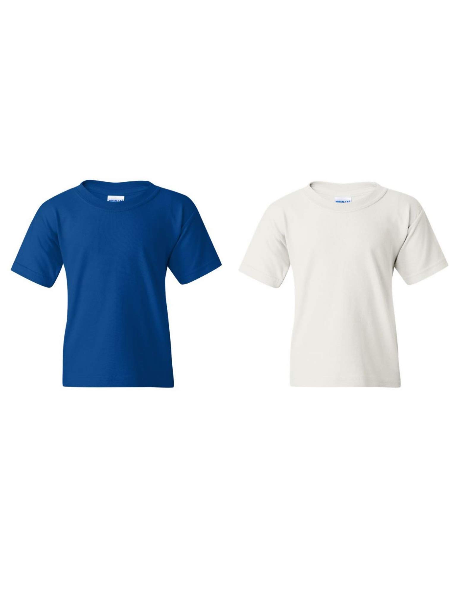 Gildan - Maglietta da bambino, motivo DryBlend - Blu - Medium