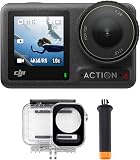 DJI Osmo Action 4 Diving Combo - Waterproof Action Camera, Underwater Video, Floating Handle and 60m Waterproof Case, 10-bit & D-Log M, 1/1.3-Inch Sensor, 360º HorizonSteady, Vlogging Camera - 1