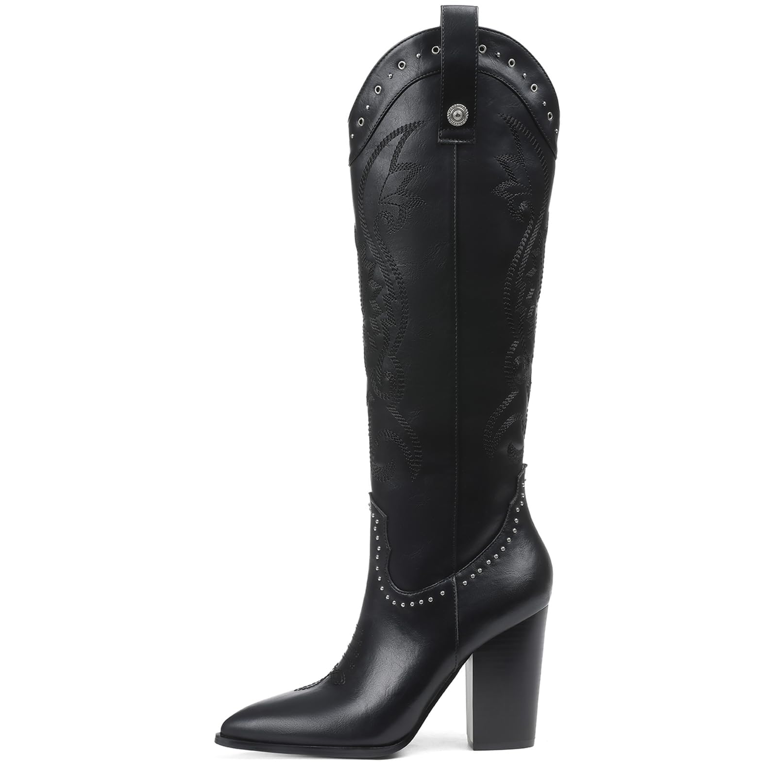 VOMIRA Knee High Cowboy Boots