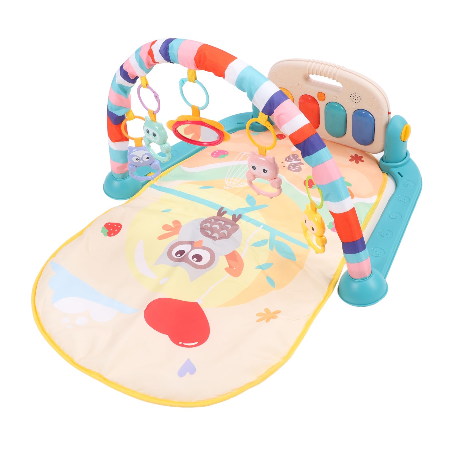 Estera de Gimnasio para Piano de Juego para Bebés, Juguete Educativo Temprano Multifunción, Estera de Actividades Musicales para Niños Pequeños