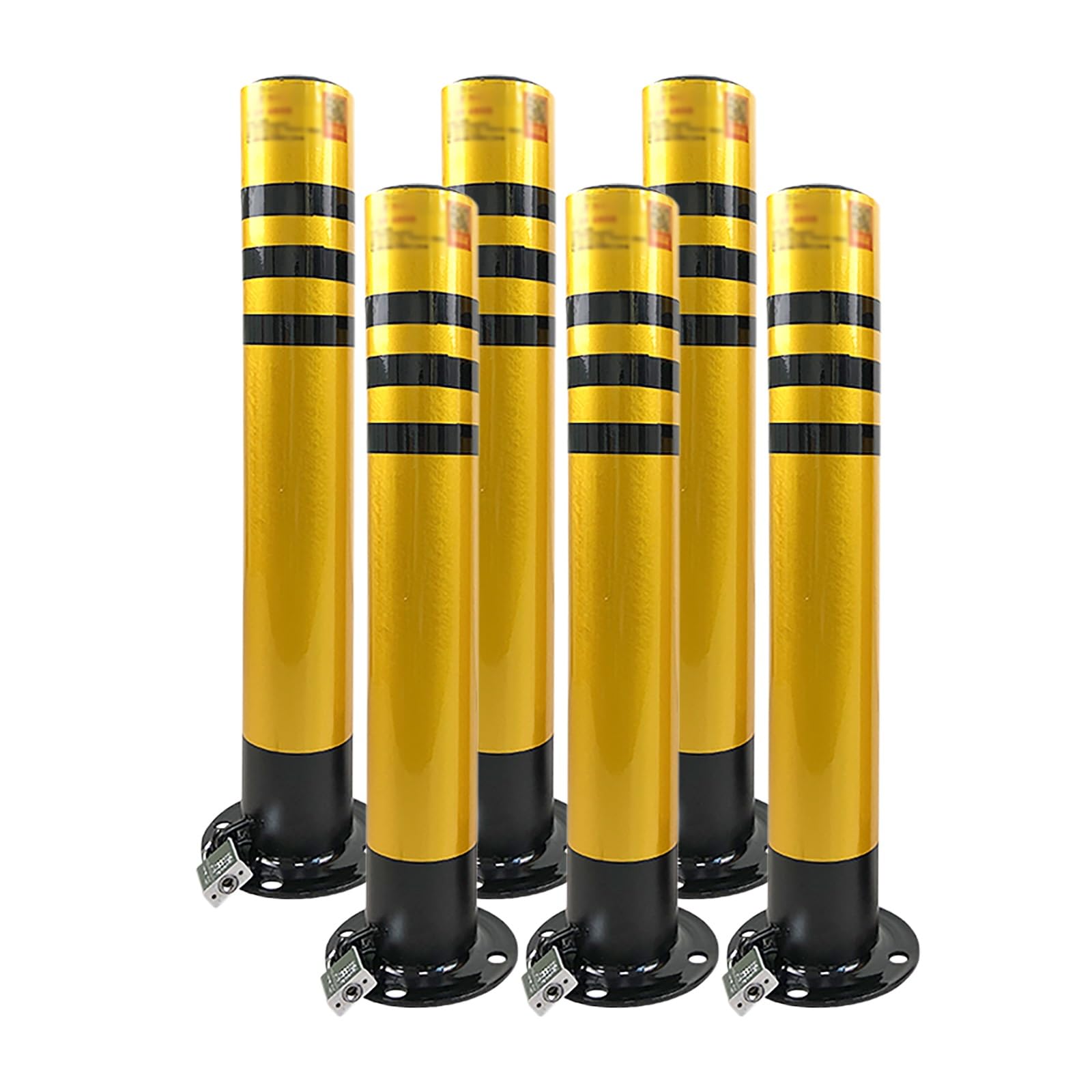 Barriere d'allee amovible en acier pour securiser votre place de stationnement de nuit