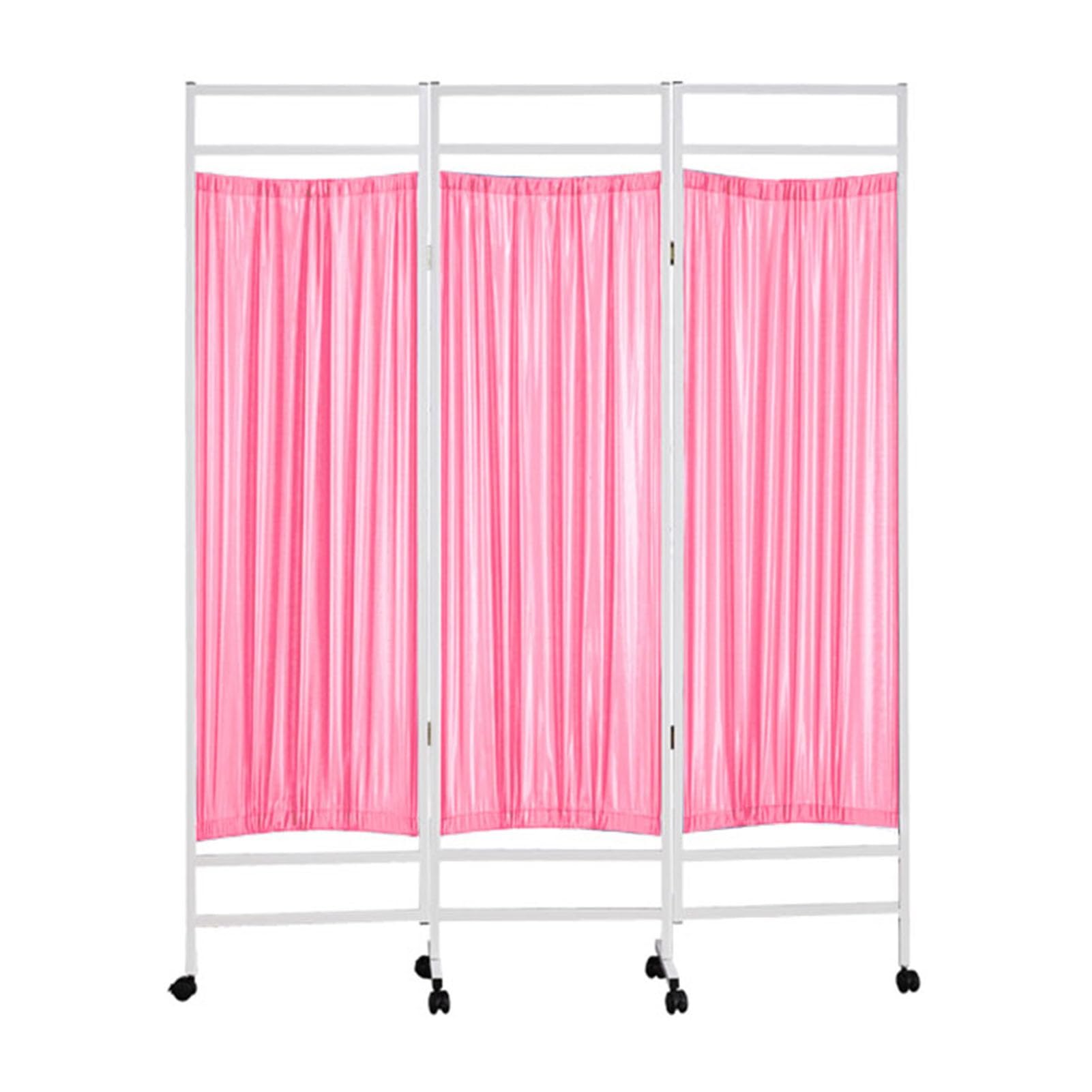 Paravent médical pliable séparateur de pièce intérieur avec roulettes 6 pieds