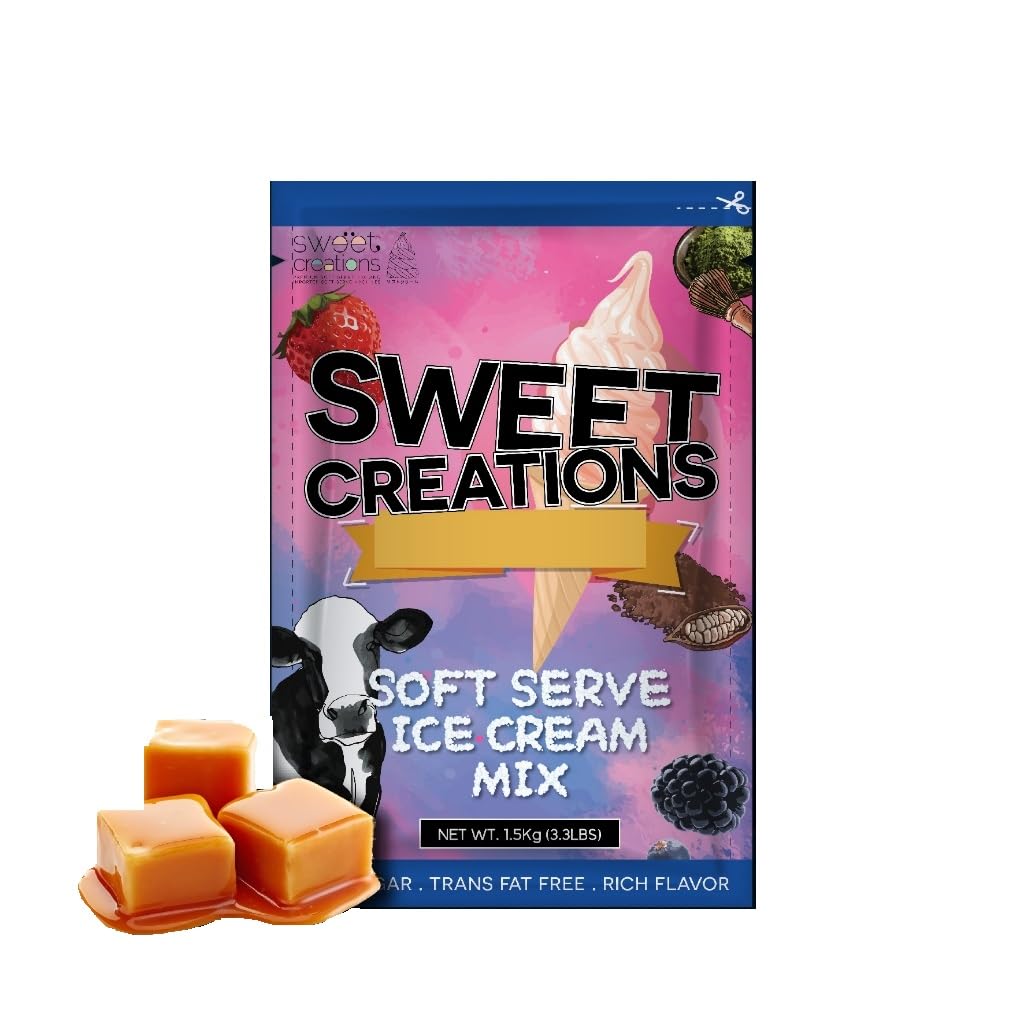 Caramel Soft Serve Ice Cream Powder 1.5kg Grocery & Gourmet Food