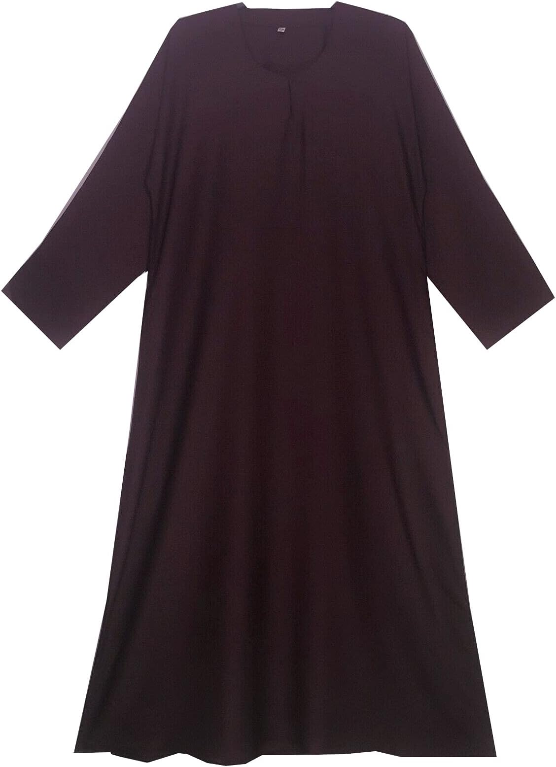Regular Fit Plain Dubai Abaya/Jilbab/Burqa with Pocket.Nice & Soft NIDA Fabrice