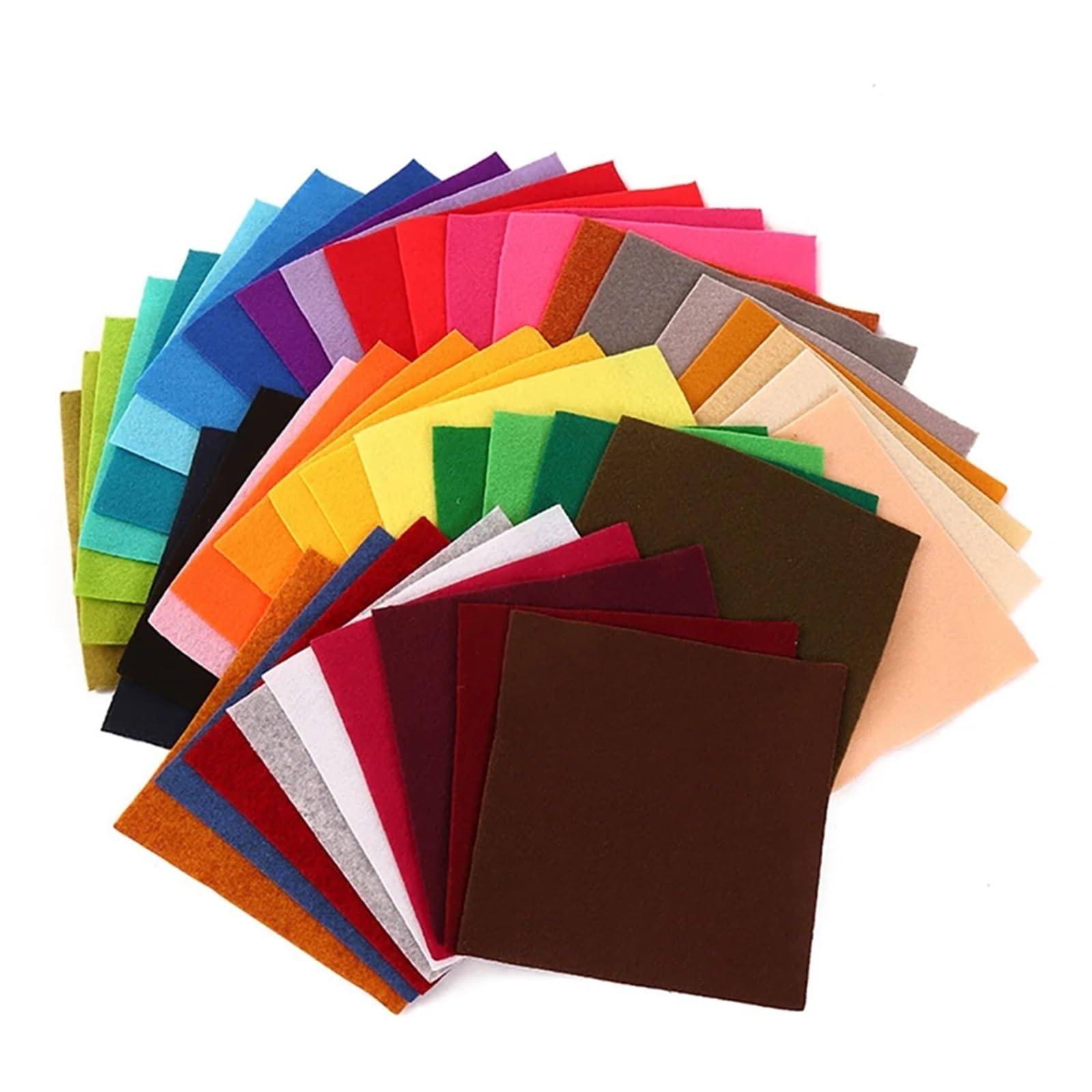 Tela fieltro Tela de poliéster no tejida 1,5 mm grosor, color liso, fieltro for manualidades infantiles, costura y proyectos DIY Fieltro para manualidades