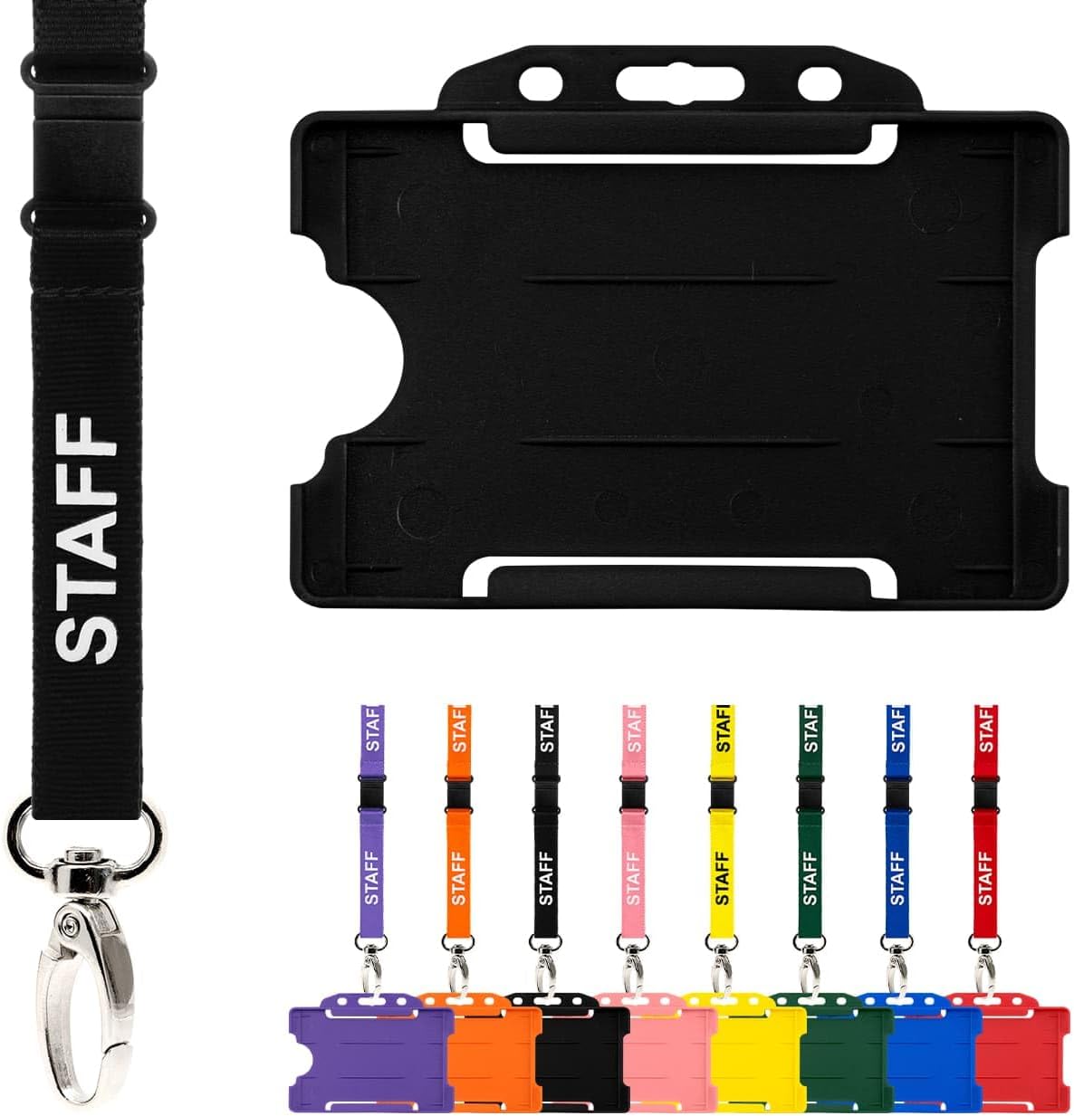 Bulk Pack Special Event Lanyards With Two Bull Dog Clips SPID 2260 ASSORTED Q25 - View #9