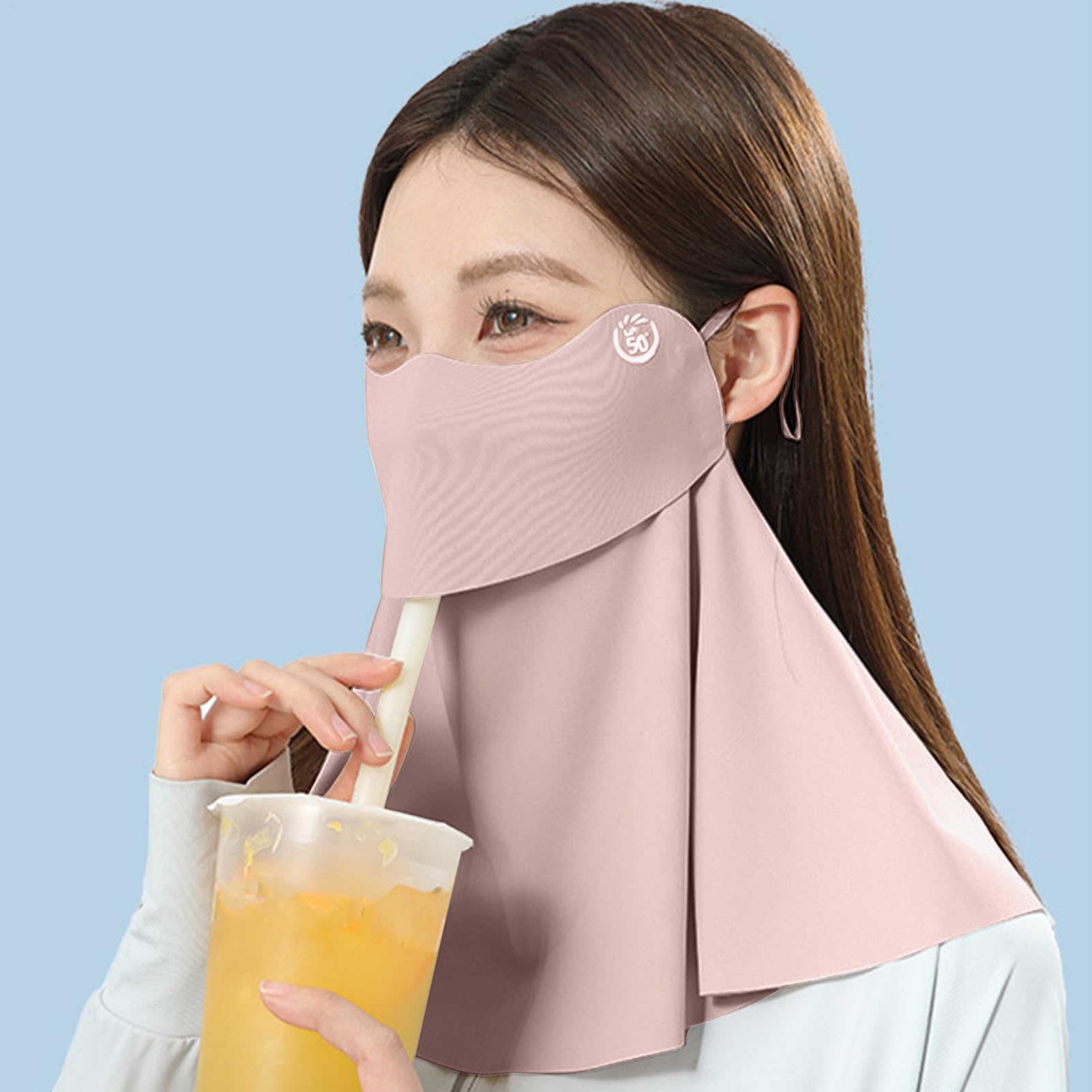 Générique Cache-Visage de Protection Solaire - Protection UV UPF50+ Cache-Cou Polyvalent,Cache-Cou Polyvalent Pêche Femmes Cyclisme Randonnée Escalade