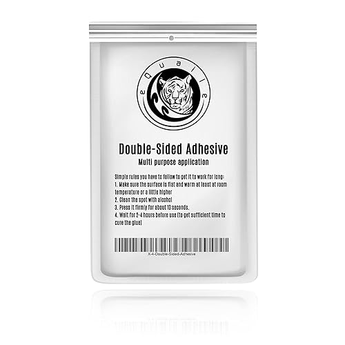 Miniatura 5 de 6 piezas de kit de repuesto de pegamento adhesivo de doble cara de VHB de doble cara, 1.5 x 3 pulgadas