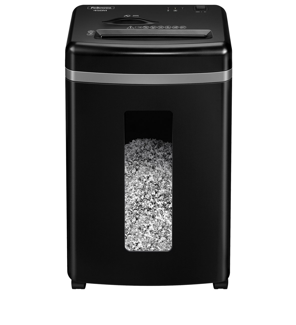 Fellowes Destructeur de Documents 450M Micro Coupe 22L 9 Feuilles Noir