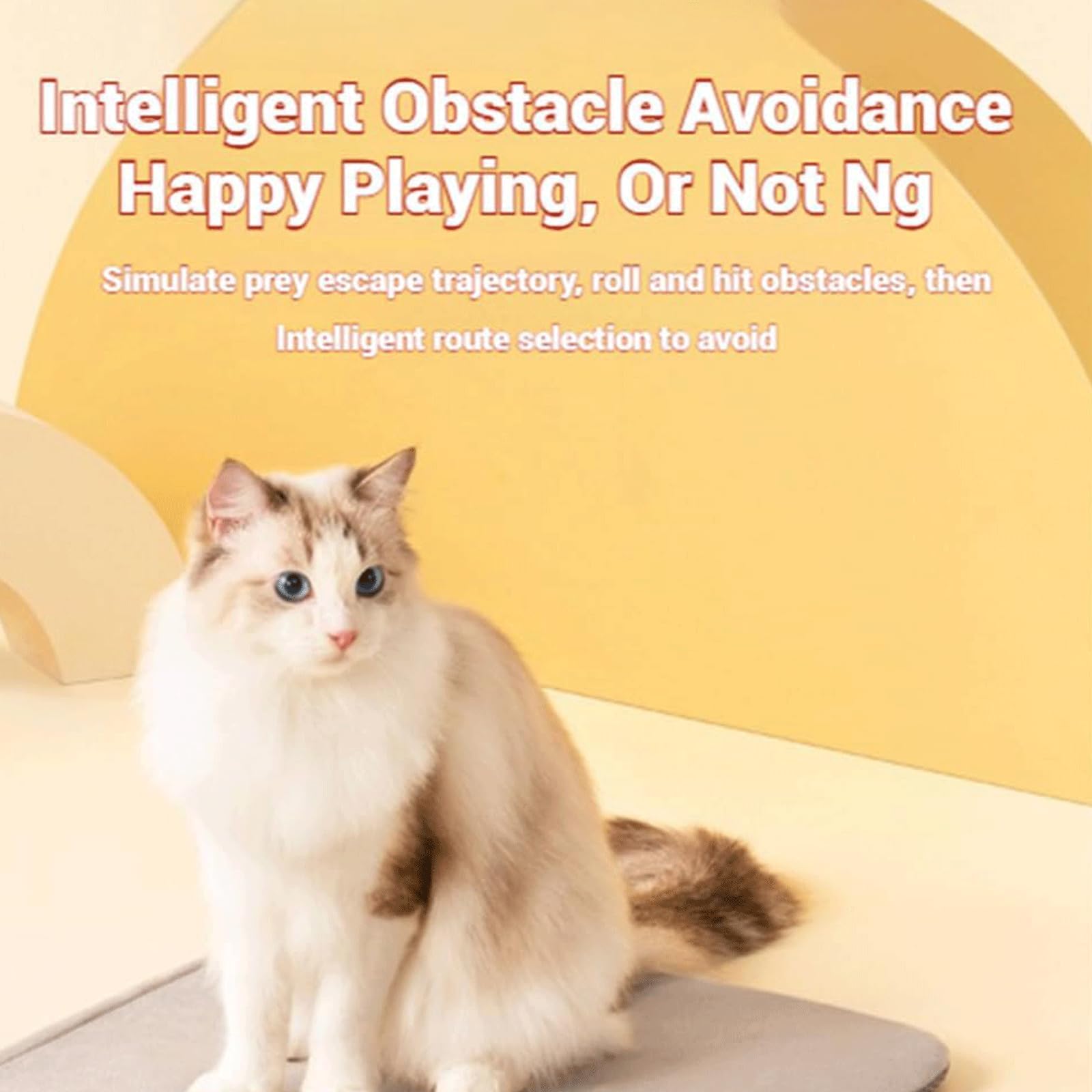 Interaktiver Hundeball, Hundespielzeug, intelligent, 360° rollend, wiederaufladbar, mit Seil, für Hunde und Katzen, zum Spielen im Innenbereich (2 Stück, rot)
