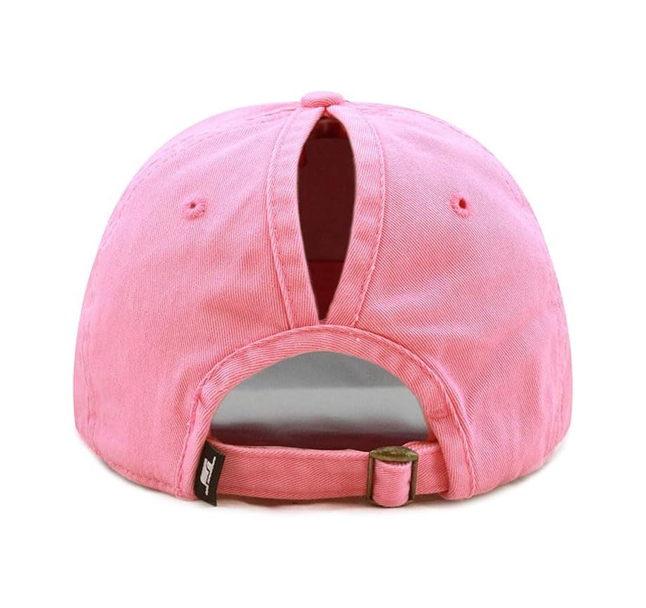 Image of Cotton Baseball Cap Dad Hat - Washed Low Profile Adjustable Hat for Men Women Casual Outdoor Running Golf