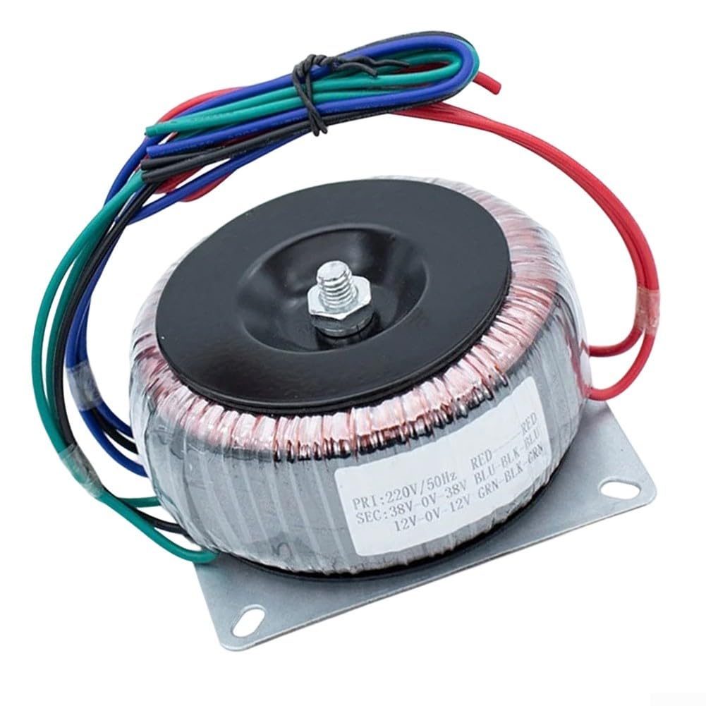 Trasformatore toroidale da 200 W con doppie uscite da 12 V e 28 V, alloggiamento in metallo per applicazioni di alimentazione audio anteriore e posteriore (220 V)
