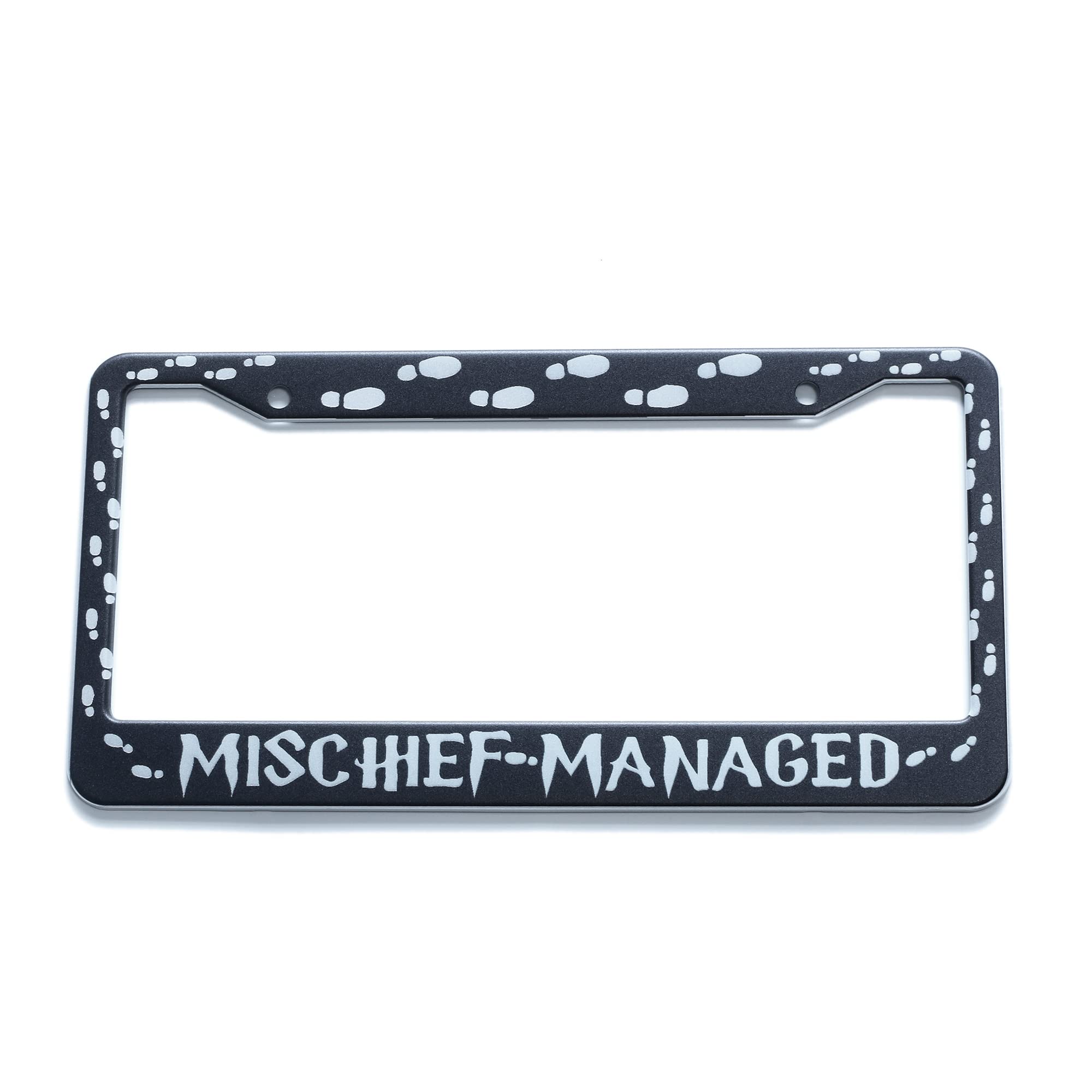 Amazon.com: Fairyshop Mischief Managed Car License Plate Frame 2